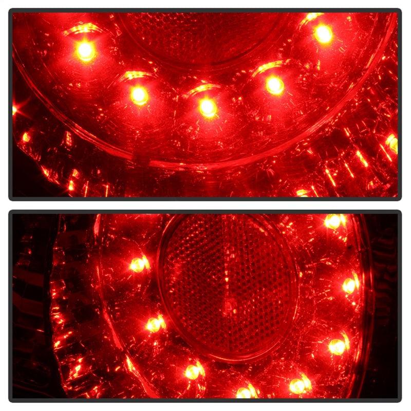 Spyder Acura RSX 02-04 LED Tail Lights Red Clear ALT-YD-ARSX02-LED-RC - Corvette Realm