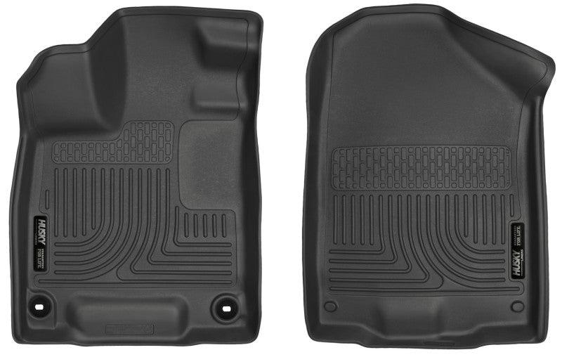 Husky Liners 2017 Honda Ridgeline WeatherBeater Front Black Floor Liners - Corvette Realm