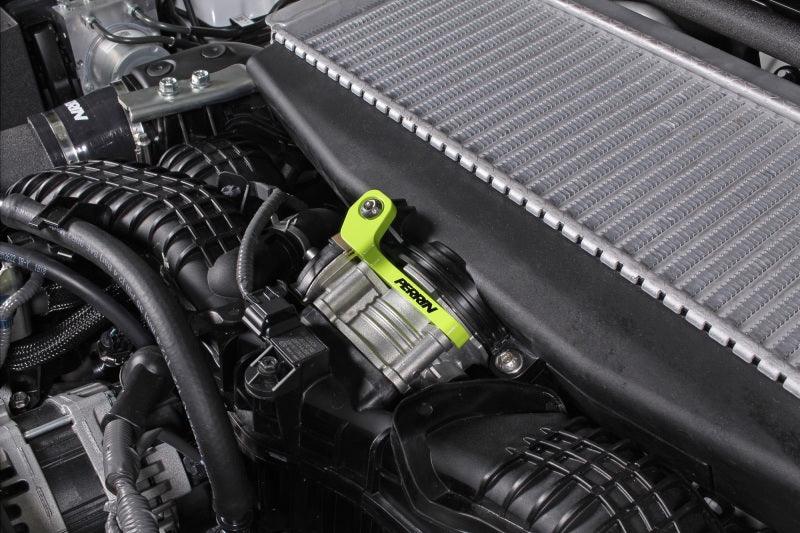Perrin 2022+ Subaru WRX/19-23 Ascent/Legacy/Outback Top Mount Intercooler Bracket - Neon Yellow - Corvette Realm