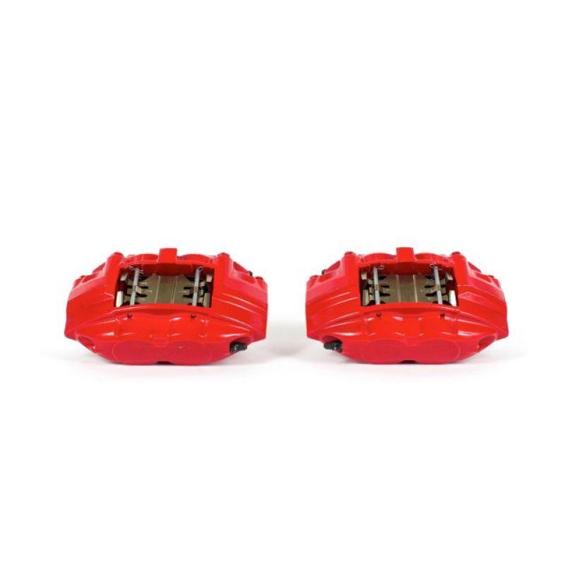 Power Stop 09-13 Infiniti FX50 Front Red Calipers w/o Brackets - Pair - Corvette Realm