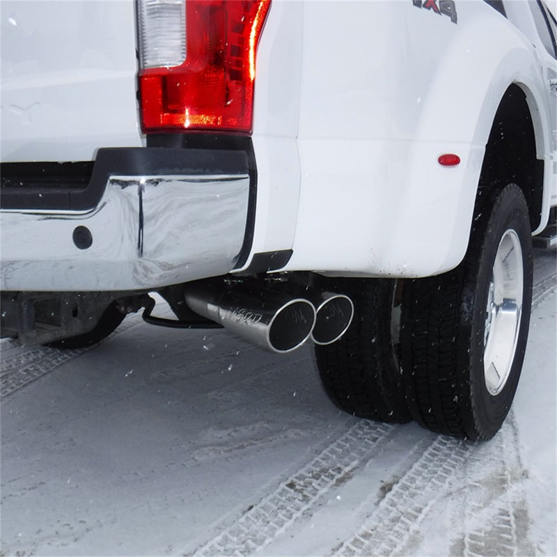 MBRP 17-25 Ford F250/350/450 6.7L 4in Filter Back Single Side Dual Exit T409 Exhaust System