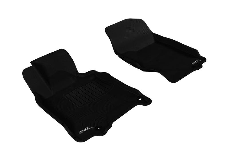 3D MAXpider 2007-2015 Infiniti Q40/Q60/G35/37 Kagu 1st Row Floormat - Black - Corvette Realm