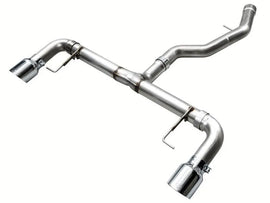 AWE 19-23 BMW 330i / 21-23 BMW 430i Base G2X Track Edition Axle Back Exhaust - Chrome Silver - Corvette Realm