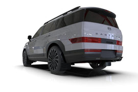 Rally Armor 2024+ Hyundai Santa Fe Black Mud Flap w/ Dark Grey Logo - Corvette Realm