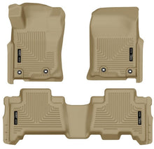 Load image into Gallery viewer, Husky Liners 2013 Toyota 4Runner WeatherBeater Tan Front &amp; 2nd Seat Floor Liners - Corvette Realm