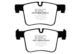EBC 11+ BMW X3 2.0 Turbo (F25) Redstuff Front Brake Pads - Corvette Realm
