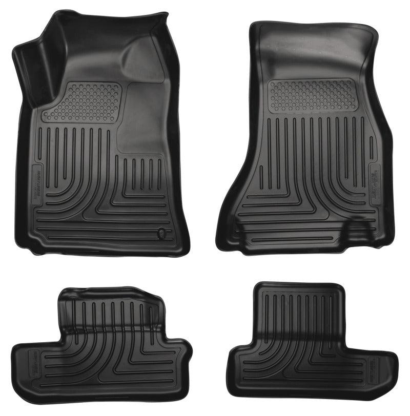 Husky Liners 08-12 Dodge Challenger WeatherBeater Combo Black Floor Liners - Corvette Realm