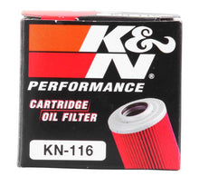 Load image into Gallery viewer, K&amp;N Honda/Husqvarna 1.625in OD x .438in ID x 1.406in H Oil Filter