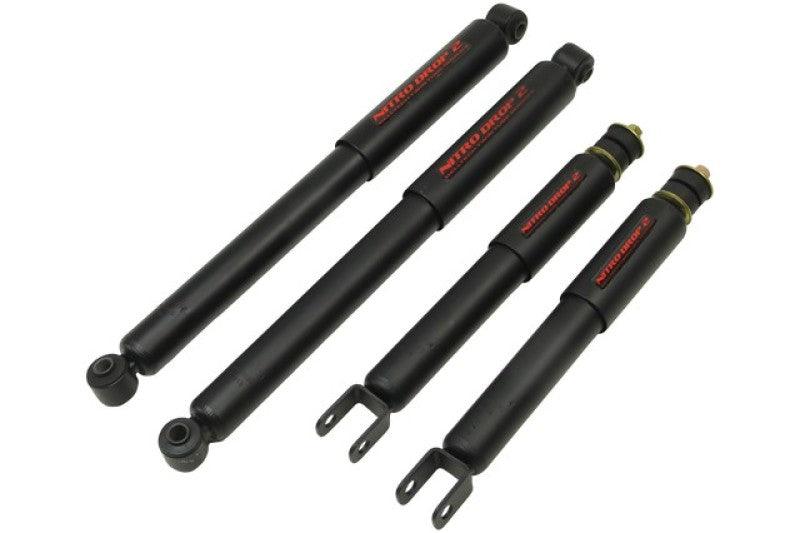 Belltech 99-06 GMC Sierra 1500 / Chevrolet Silverado 1500 Nitro Drop 2 Shock Absorber Set - Corvette Realm