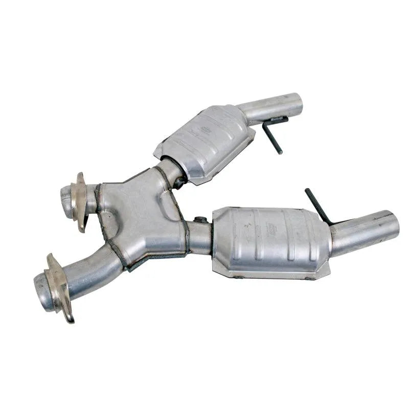 BBK 96-98 Mustang 4.6 GT High Flow X Pipe With Catalytic Converters - 2-1/2 - Corvette Realm