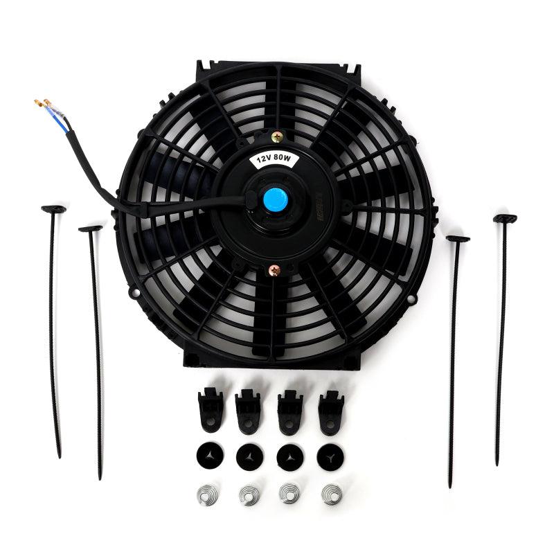 BLOX Racing 10inch Electric Slim Fan - Black - Corvette Realm