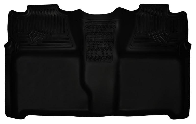 Husky Liners 07-13 Chevy Silverado 1500/2500HD Crew Cab PU Weatherbeater Black 2nd Seat Floor Liner - Corvette Realm