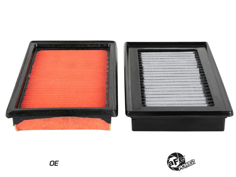 aFe Magnum FLOW Pro DRY S OE Replacement Filter (Pair) 14-19 Infiniti Q50 V6 3.5L/3.7L - Corvette Realm