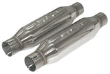 SLP Exhaust LoudMouth 2.5in Inlet / Outlet Bullet-Type Resonator for C6 Corvette