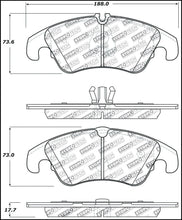 Load image into Gallery viewer, StopTech Performance 08-10 Audi A5 / 10 S4 / 09-10 Audi A4 (except Quattro) Front Brake Pads - Corvette Realm