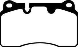EBC 04-12 Aston Martin DB9 5.9 Redstuff Front Brake Pads - Corvette Realm