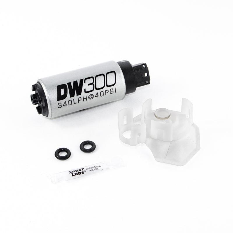 DeatschWerks 340lph DW300C Compact Fuel Pump w/Install Kit 08-15 Mitsubishi EVO X (w/o Clips) - Corvette Realm