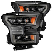 Load image into Gallery viewer, AlphaRex 17-20 Ford Raptor NOVA LED Proj Headlights Plank Style Alpha Black w/Activ Light/Seq Signal - Corvette Realm
