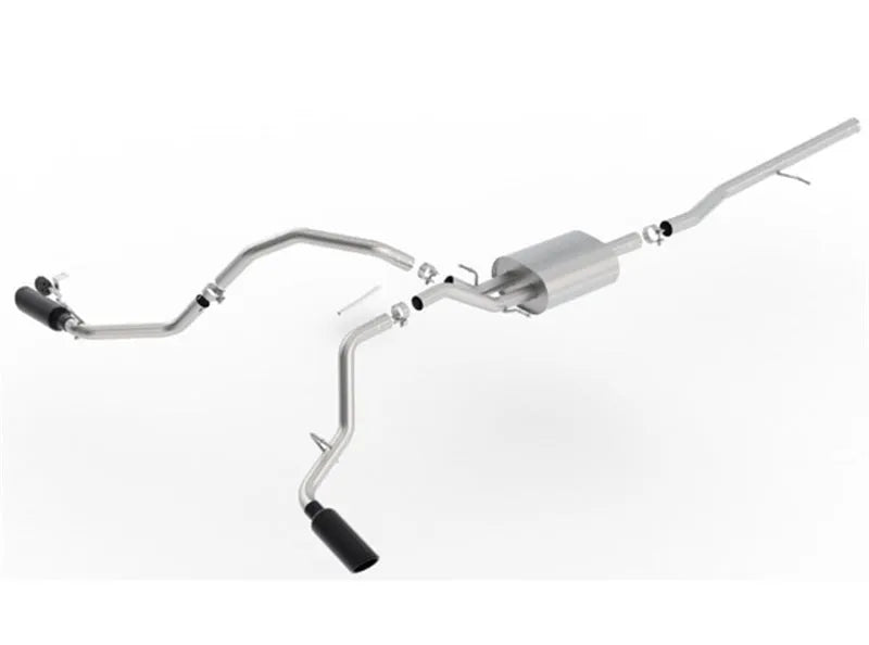 Borla 14-19 Chevrolet Silverado / GMC Sierra 1500 AT/MT 4DR SS S-Type Catback Exhaust Black Chrome Tip