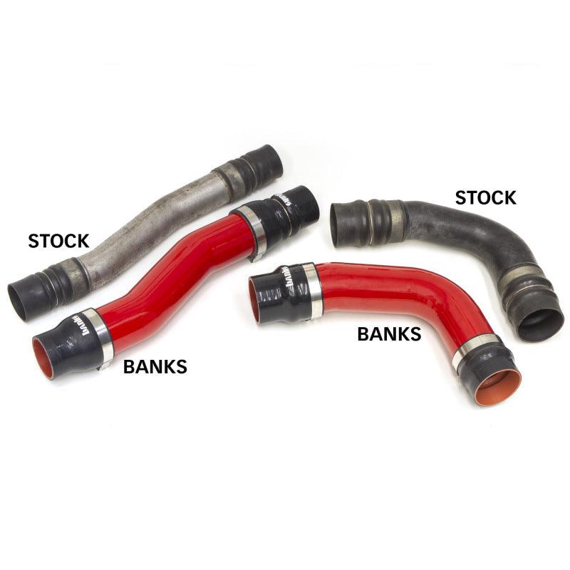 Banks 10-12 Ram 6.7L Diesel OEM Replacement Cold Boost Tubes - Red - Corvette Realm