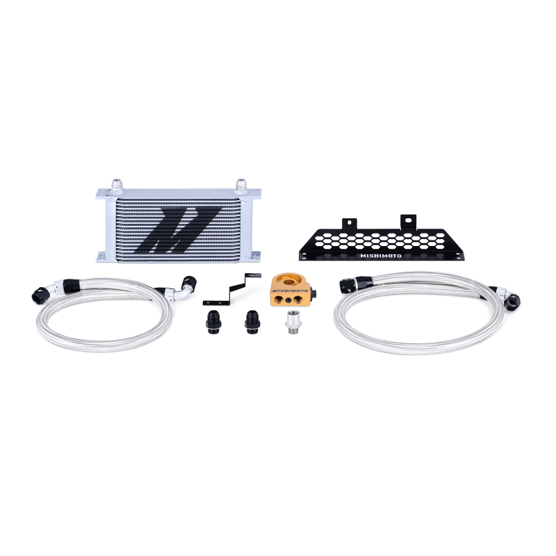 Mishimoto 13+ Ford Focus ST Thermostatic Oil Cooler Kit - Silver - Corvette Realm