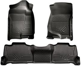 Husky Liners 07-13 GM Escalade/Suburban/Yukon WeatherBeater Black Front & 2nd Seat Floor Liners - Corvette Realm