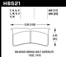 Load image into Gallery viewer, Hawk Wilwood BB SL 7421 HPS 5.0 Brake Pads - Corvette Realm