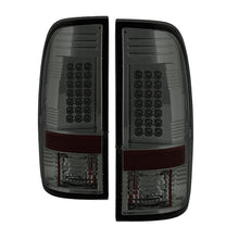 Load image into Gallery viewer, Spyder Ford Super Duty 08-15 LED Tail Lights Smoke ALT-YD-FS07-LED-SM - Corvette Realm