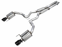 Load image into Gallery viewer, AWE 2024 Ford Mustang GT Fastback S650 RWD Touring Catback Exhaust w/ Dual Diamond Black Tips