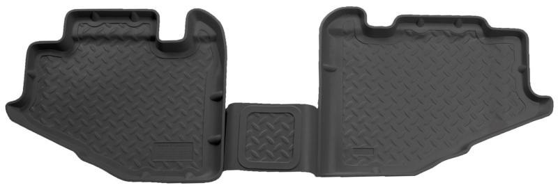 Husky Liners 97-05 Jeep Wrangler Classic Style 2nd Row Black Floor Liners - Corvette Realm