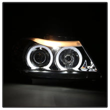 Load image into Gallery viewer, Spyder BMW E90 3-Series 06-08 (4 dr) Proj LED Halo Amber Reflctr Rplc Bulb Smke PRO-YD-BMWE9005-AM-S - Corvette Realm