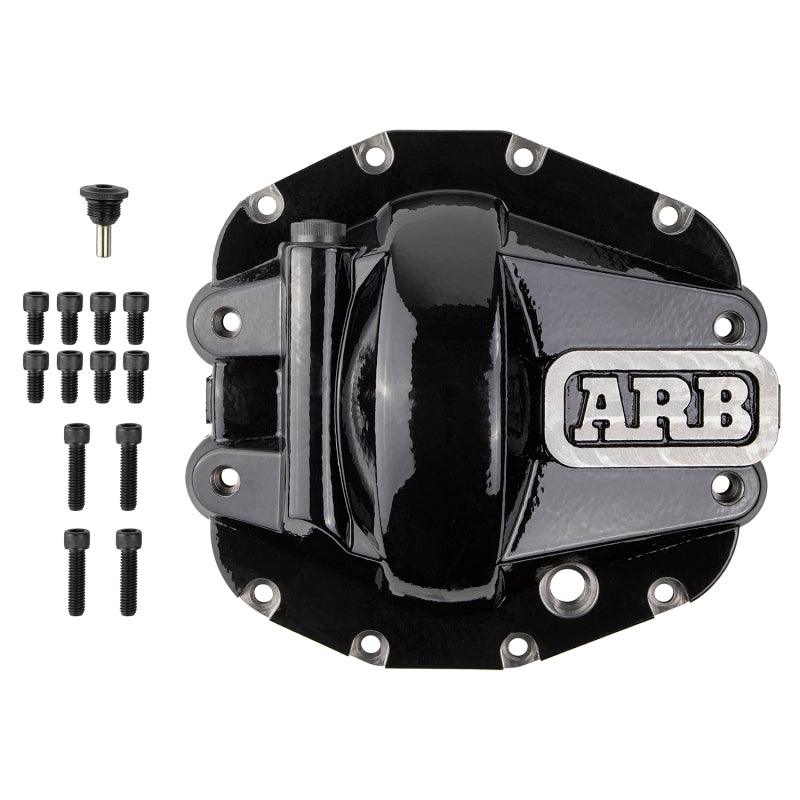 ARB Diff Cover Blk Jeep JL Rubicon Front - Corvette Realm