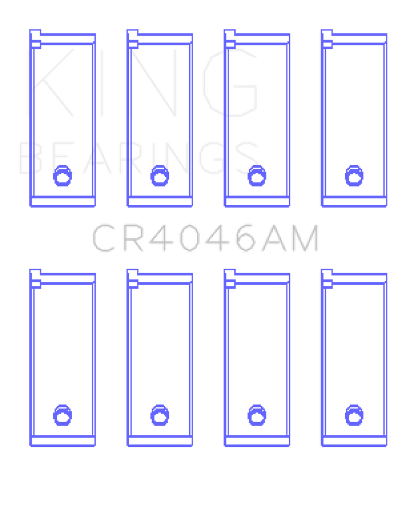 King Honda D16A/D16Y/D16Z Rod Bearing Set - Size +0.25mm