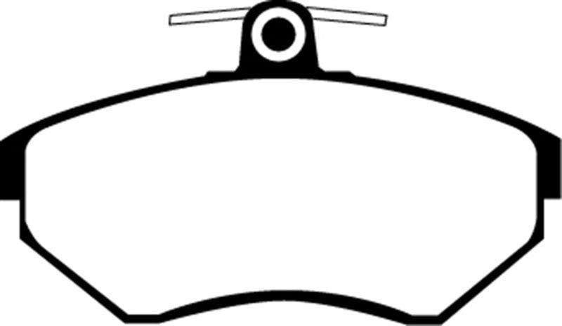 EBC 97-02 Volkswagen Cabriolet 2.0 Yellowstuff Front Brake Pads - Corvette Realm