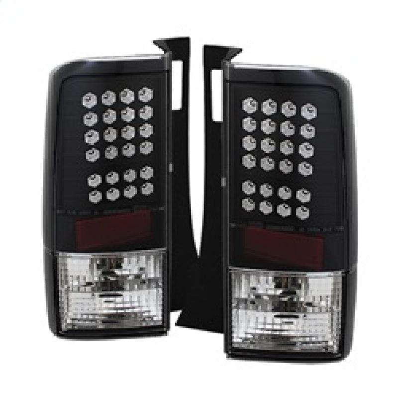 Spyder Scion XB 03-07 LED Tail Lights Black ALT-YD-TSXB03-LED-BK - Corvette Realm