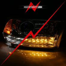 Load image into Gallery viewer, ANZO 2009-2018 Dodge Ram 1500 Projector Plank Style Switchback H.L Halo Chrome Amber (OE Style) - Corvette Realm