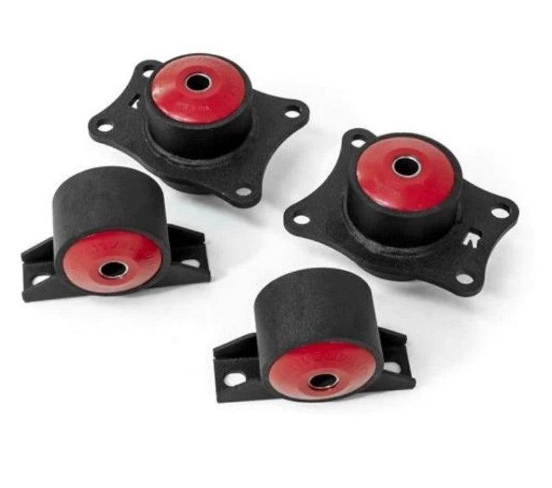 Innovative 00-09 Honda S2000 F-Series Black Steel Mounts 75A Bushings (Rear Diff Mounts OEM Diff) - Corvette Realm