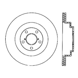StopTech Power Slot 06-07 WRX / 05-08 LGT Rear Left Slotted Rotor - Corvette Realm