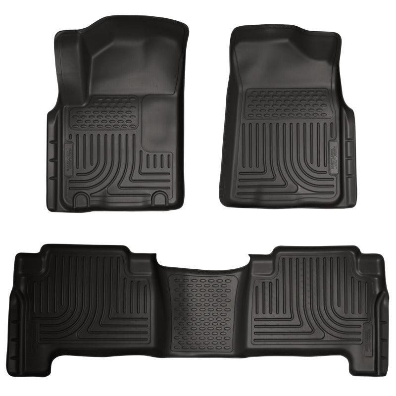 Husky Liners 2011 Infiniti QX56 WeatherBeater Combo Black Floor Liners - Corvette Realm