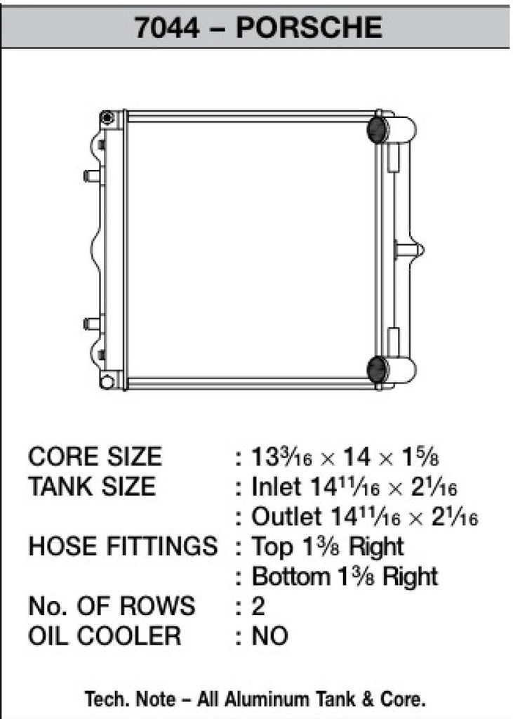 CSF 96-04 Porsche Boxster (986) Radiator (Fits Left & Right Side) - Corvette Realm