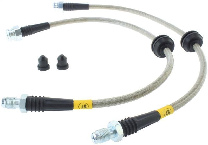 StopTech 2013-2014 Ford Focus ST Stainless Steel Rear Brake Lines - Corvette Realm