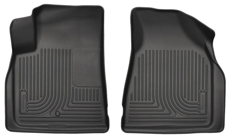 Husky Liners 09-14 Chevy Traverse/07-14 GMC Acadia Weatherbeater Black Front Floor Liners - Corvette Realm