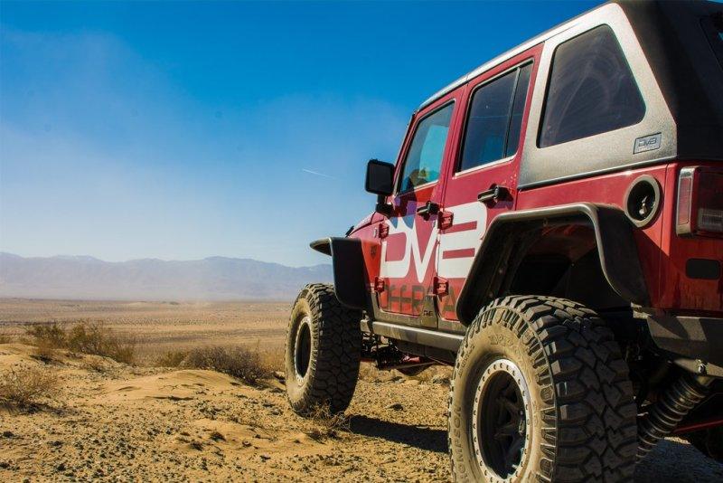 DV8 Offroad 07-18 Jeep Wrangler JK Front & Rear Flat Tube Fenders - Corvette Realm