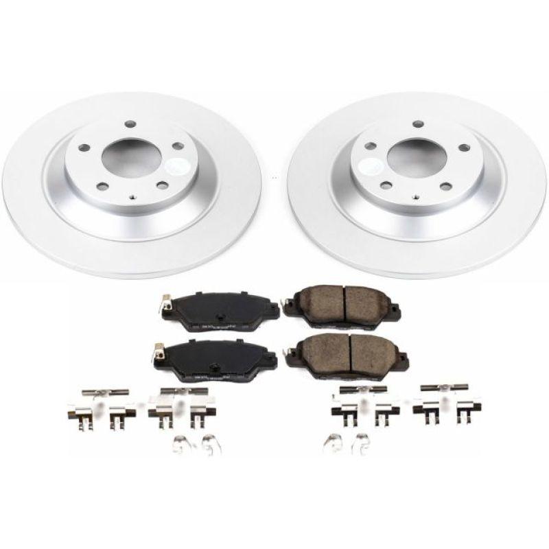 Power Stop 16-18 Mazda CX-5 Rear Z17 Evolution Geomet Coated Brake Kit - Corvette Realm