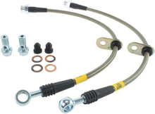 Load image into Gallery viewer, StopTech 06-12 Mitsubishi Eclipse Stainless Steel Rear Brake Lines - Corvette Realm