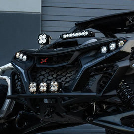 Baja Designs Can-Am Maverick R Clear 10in S8 Shock Tower Kit - Corvette Realm