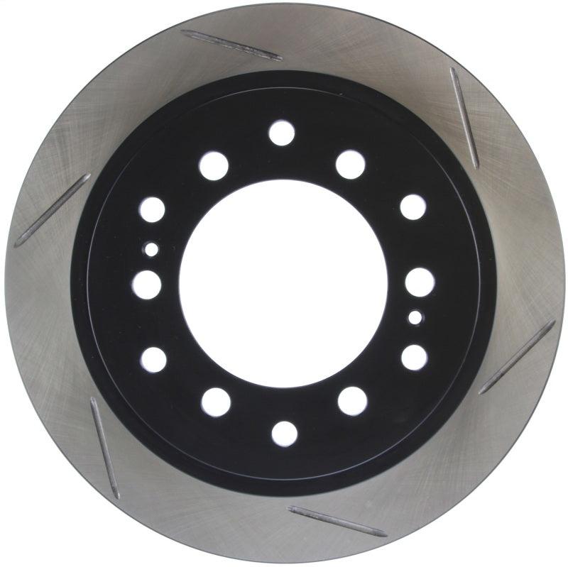 StopTech Power Slot 01-07 Toyota Sequoia/03-09 4 Runner / 03-09 Lexus GX470 Slotted Left Rear Rotor - Corvette Realm