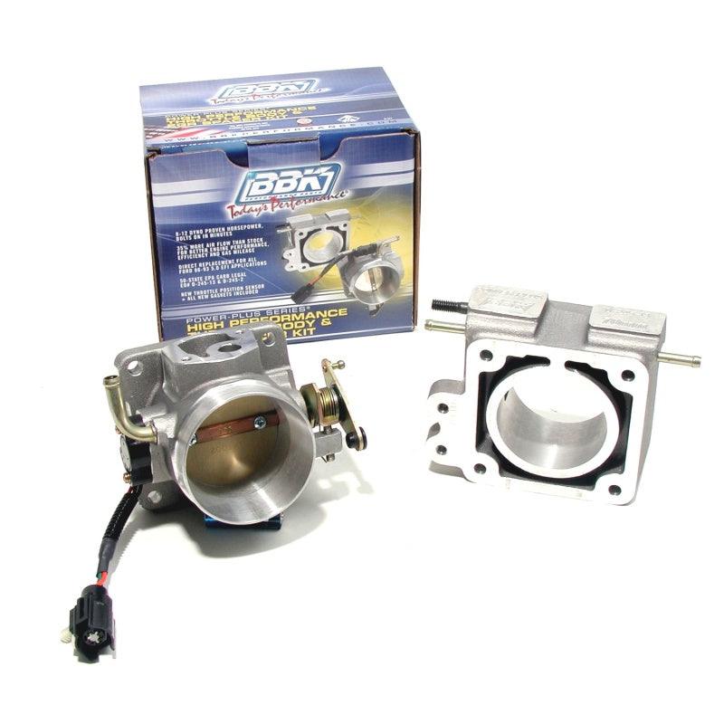 BBK 86-93 Mustang 5.0 70mm Throttle Body BBK Power Plus Series And EGR Spacer Kit - Corvette Realm