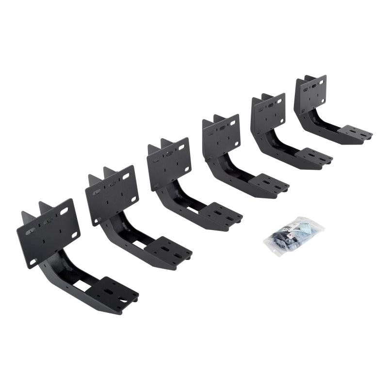 Go Rhino 19-22 Ram 1500 Crew Cab 4DR Mounting Brackets (V-Series V3/RB10 Slim/RB20 Slim) - Tex. Blk - Corvette Realm