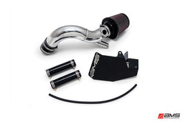 AMS Performance 08-15 Mitsubishi EVO X Replacement Intake Pipe w/MAF Housing & Bungs - Black - Corvette Realm